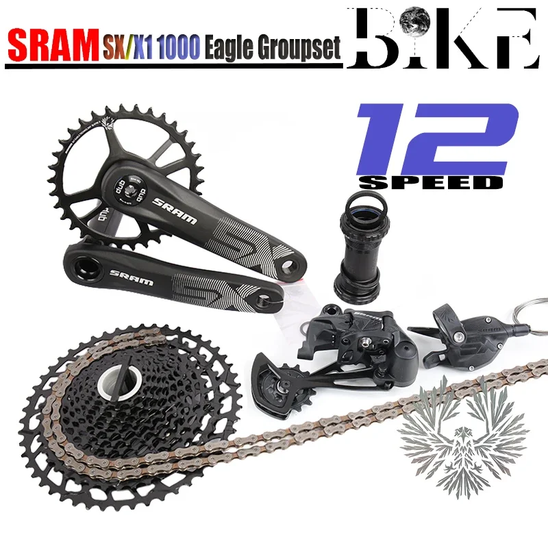 SRAM SX Eagle 1x12 12 Speed 12V MTB Groupset Kit DUB Crankset Trigger Shifter Derailleur Cassette K7 HG Bicycle Accessories