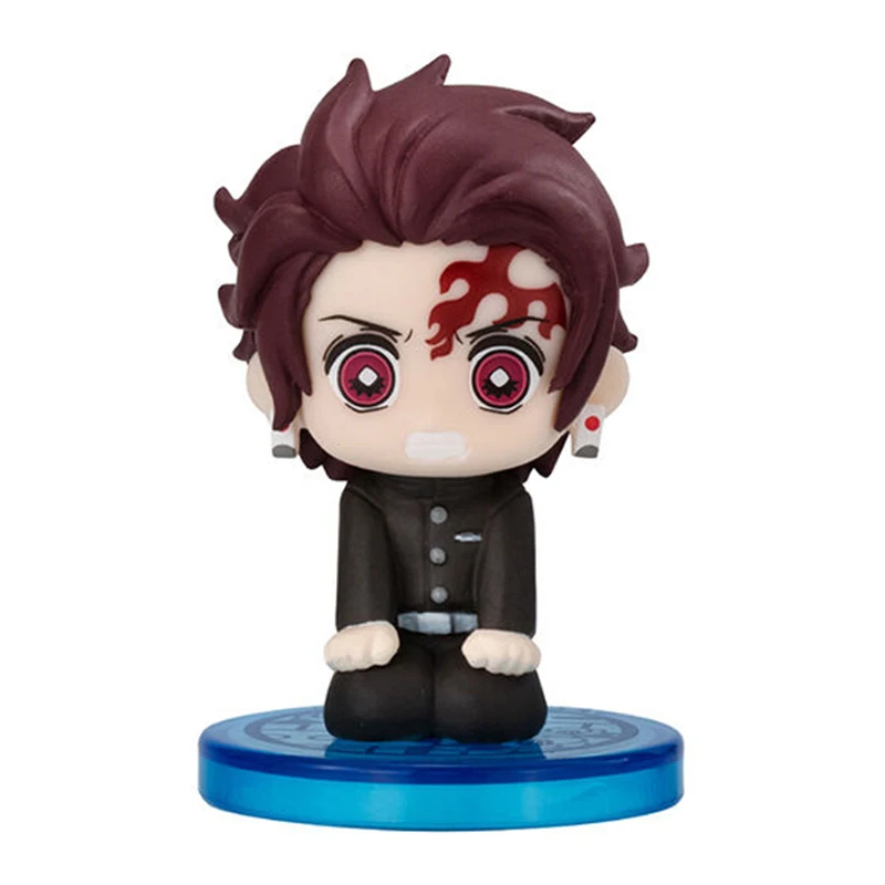 Demon Slayer: Kimetsu No Yaiba Tomioka Giyuu Kamado Tanjirou Gashapon Sitting Posture Modeling Ornament Model Toys