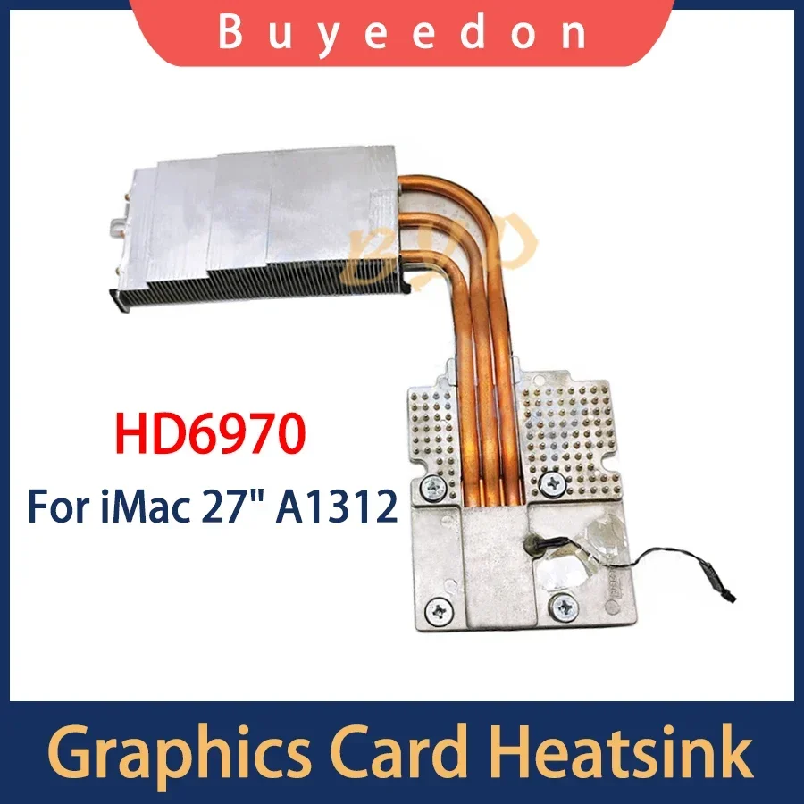 Original For Apple iMac 27“ A1312 HD6970M HD6970 6970 Video Card Graphics Card Cooler Aluminum Heatsink Heat Sink kit