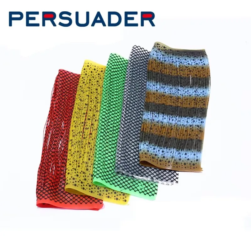 

Persuader 2sheets premium silicone rubber legs squid skirts 200strands/sheet fly tying materials wooly buggers steelhead pattern