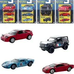 Matchbox 1:64 honda mr2 w20 Lamborghini diablo Ford bronco GT40 GBJ48 Collection die cast alloy trolley model ornaments