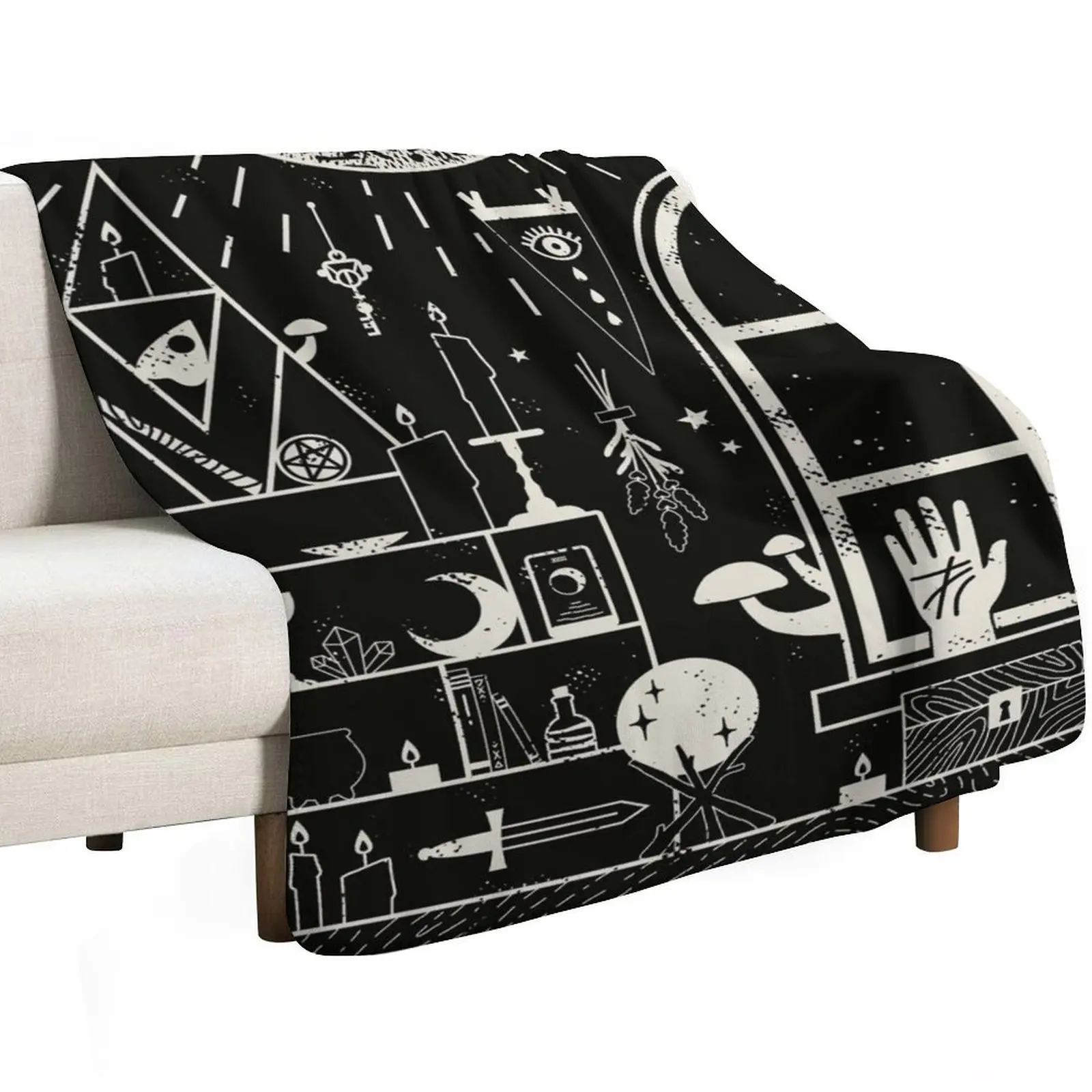 Moon Altar Throw Blanket Bed covers Stuffeds Hairy manga Sleeping Bag Flannel Blankets