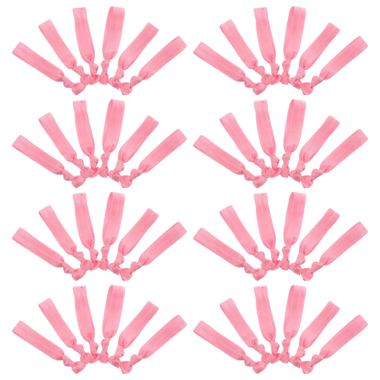 

50Pcs Gentle Hair Ties for Women Knotted Sport Headbands No Damage Elastic Bands for Thick Hair Yoga Workout Daily Styling