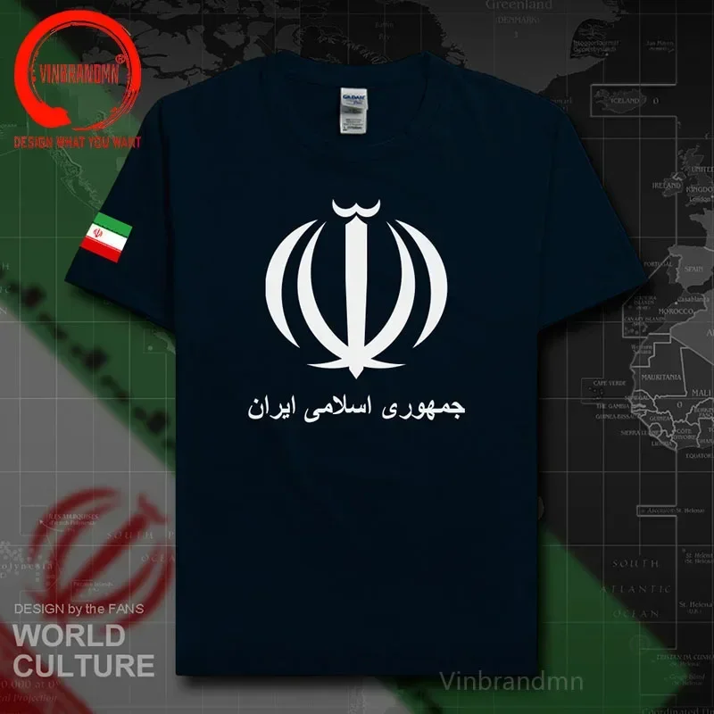 Iran Islamic Men T Shirts Man Fashion Jerseys Nation Team Cotton T-shirt Meeting Fitness Brand Clothes IR Tops Tees New Clothing