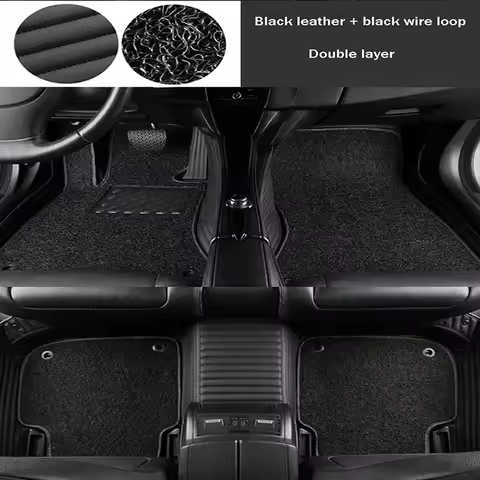 Luxury Double Deck Full Coverage Car Floor Mats for Mercedes Benz E Class W211 W212 W213 2019-2023 W214 2025 Car Accessories