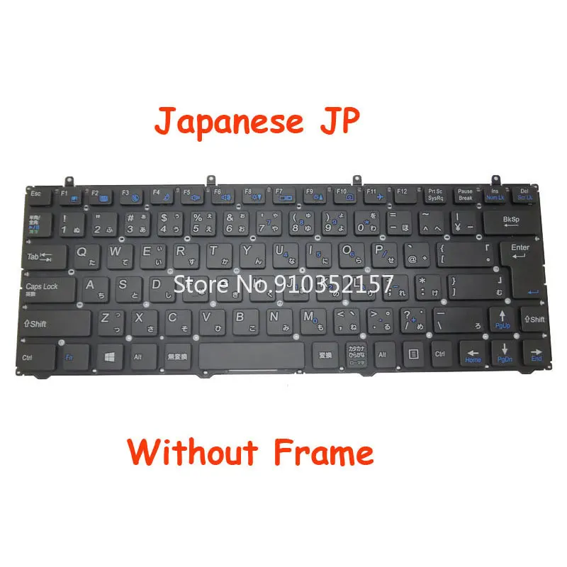 

JP Keyboard For CLEVO W230ST MP-13C20J0J430 6-80-W23D0-210-1 MP-13C20J0J4302 6-80-W23D0-210-1 MP-13H70J0-430 6-80-W5470-210-1