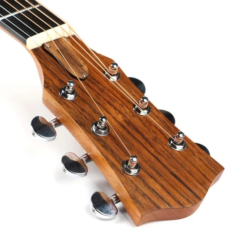 Wholesale Jazz Style Hollow‑Body Matte Acoustic Guitar Professional Wood Stringed Musical Instrument