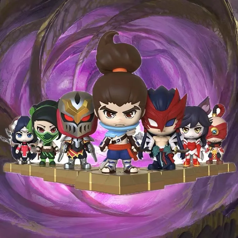 Ionia Figures Seal Blind Box yasuo yone zed akali leesin ahri irelia Mini Figure Blindbox Genuine Original Packaging Brand New