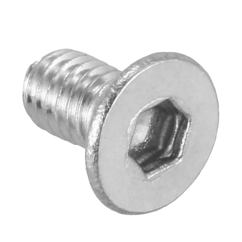 Bulloni a vite a testa piatta svasata con esagono incassato AB45 M3 x 6 mm 500 pezzi