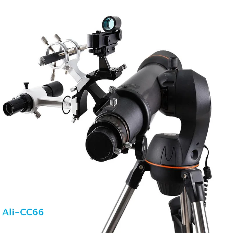 【C】For Finderscope Bracket Three-head Finder Scope Mounting Bracket For Astronomical Telescope Finderscope Bracket