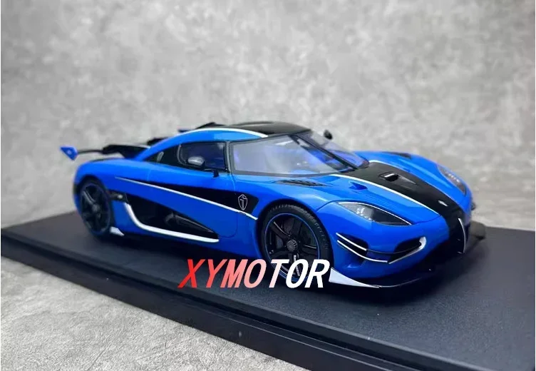 سيارة موديل ديكاست GT spiart-Resin للأطفال ، مقياس ، شاشة زرقاء ، Koenigsegg ، AGERA rags ، CLDC028 ، هدايا عيد الميلاد ، هواية ، مجموعة ألعاب