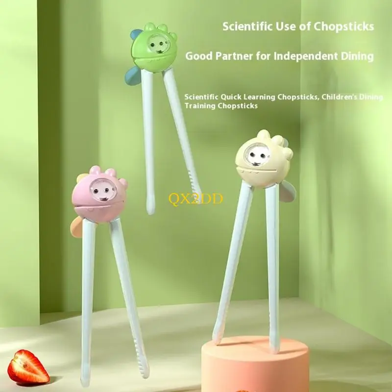 QX2D Childrens Chopstick Trainer Utensils Lightweight Practical Design for Early Feeding Skills Development 3+
