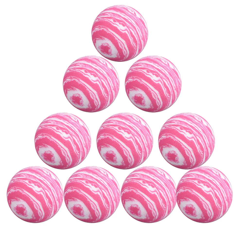 10Pcs 6 Colors 42mm EVA Foam Golf Soft Sponge Balls For Iutdoor/outdoor Golf Practice Ball Training Aids