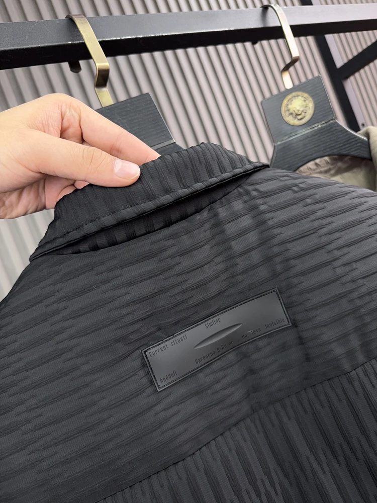   Du down مبطن Jaet الرجال عارضة Sle الياقة irt تصميم الدفء Faionable الحضرية ارتداء الأبيض دو ريشة