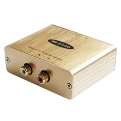 Muxboxs HiFi Stereo ses İzolatör RCA ses sinyal kutusu amplifikatör dönüştürücü ses gürültü filtresi zemin izolasyon Tranformer