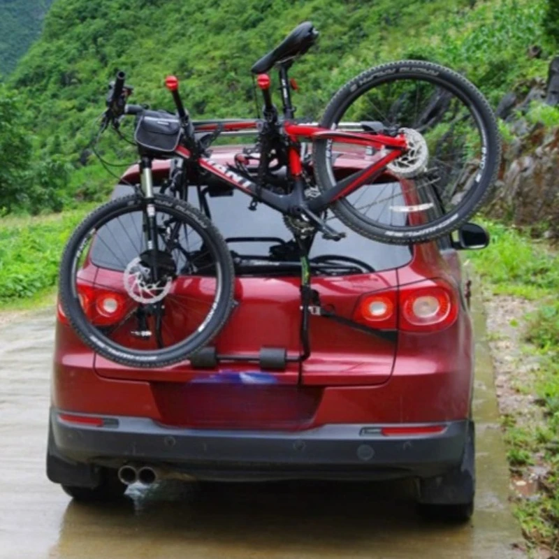 Universal Cars Rear Hanging Bicycle Frame SUV Hatchback Sedan Durable Rear Bicycles Suspension Rack No Blocking License Plate