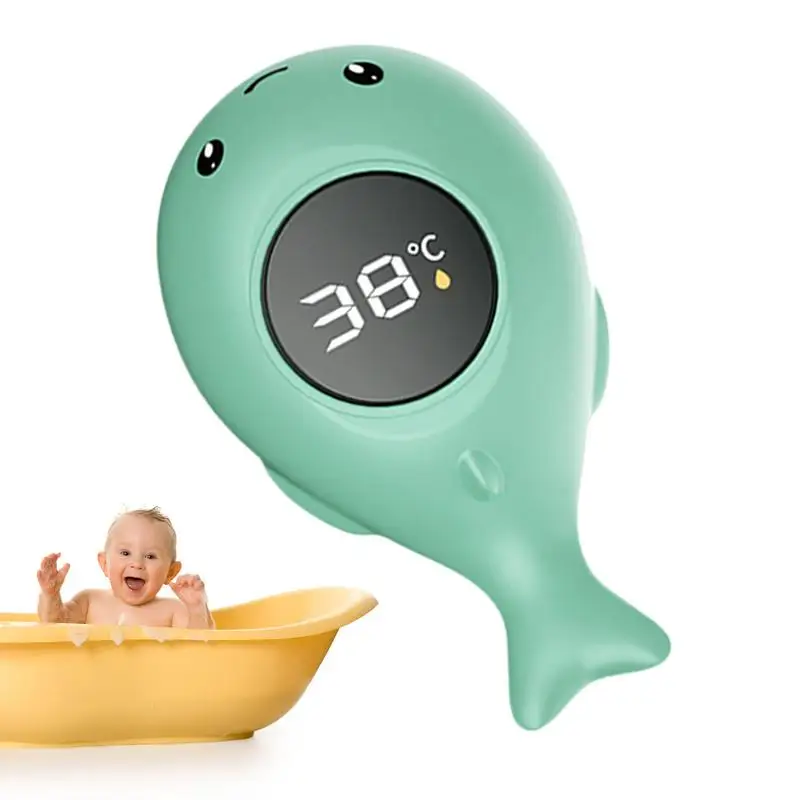 Bath Thermo Meter Baby Safety Digital Water Thermometers with LED Display Floating Toy Bathtub Thermometers Safety Temperature