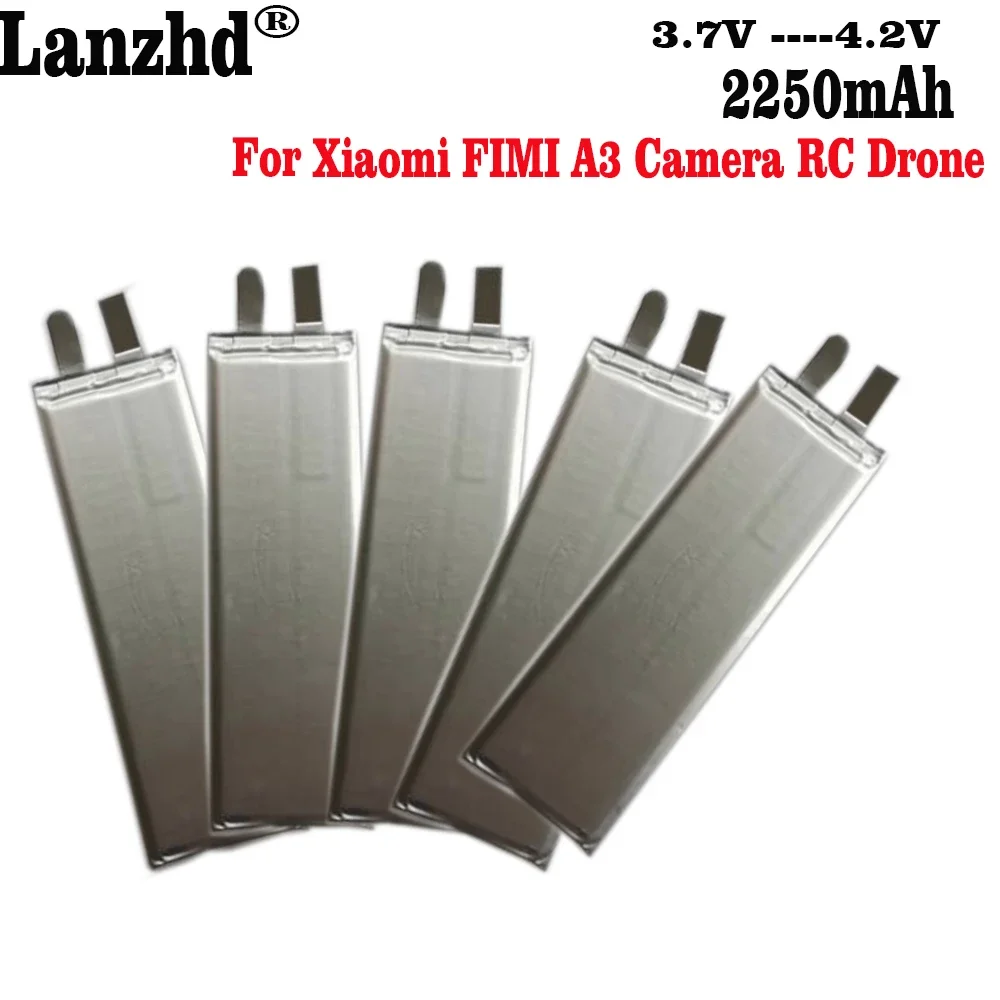 

1-12pcs New 3.7V Max 4.2V 2250mAh Li-Polymer DIY 3S 11.1V DC01A3 Flight Battery Cell For Xiaomi FIMI A3 Camera RC Drone 5534106