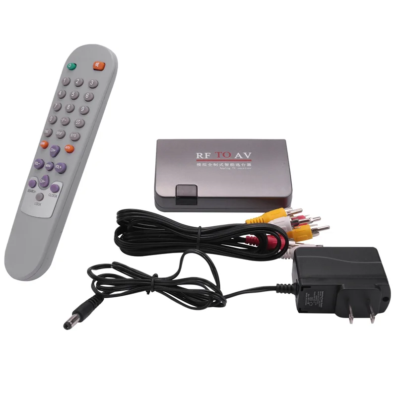DIGIT-3X RF To AV Converter,Channel Selector,Booster,Cable TV To Projection TV,Video Port Supports Full System US Plug