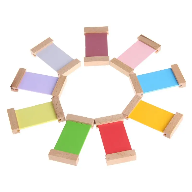 Monessori Sensorial Maerial Learning Colorable Box Wood Preschool oy