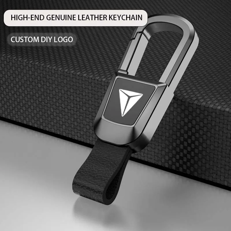 

Car Leather Key Chain keychain Pendant Leather Ring For DEEPAL SL03 S07 G318 S7 S7i L07 107 Sl03i 2023 2024 Accessories Logo