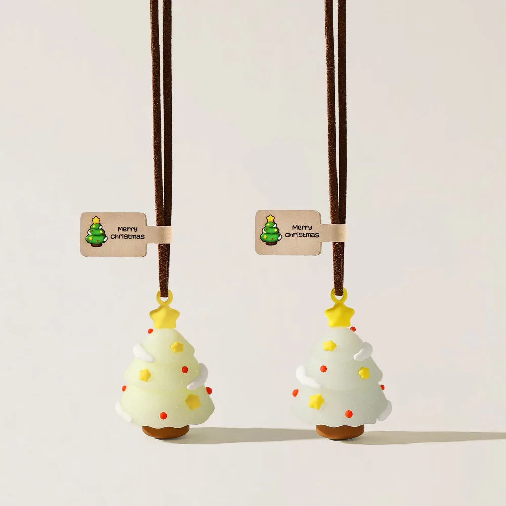 New Christmas Tree Bag Charms Luminous Color Changing Silicone Christmas Bag Decoration Small And Cute Gift Wholesale