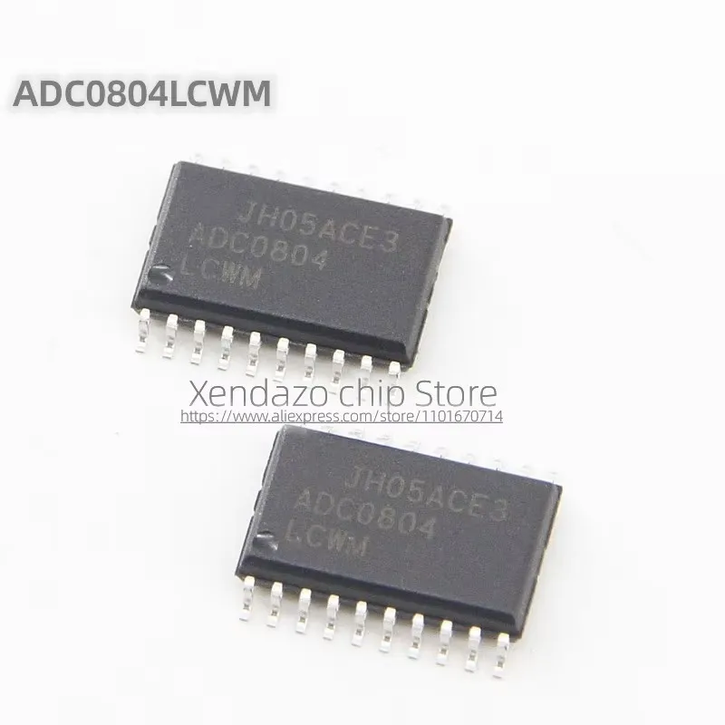 1 pçs/lote ADC0804LCWM ADC0804 LCWM SOP-20 pacote Original genuíno Analógico para Digital Conversor Chip