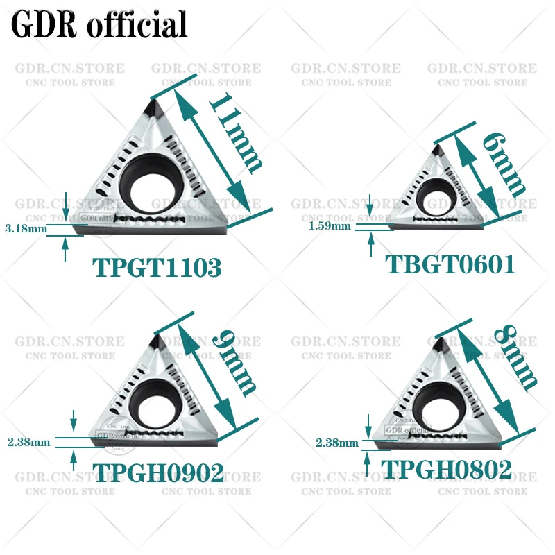 TCGT TPGH0602 TPGH0902 TCGT1102 TPGH1103 TPGH0802 TPGH TBGT EWN NBJ16 EWN inserti in metallo duro lama alluminio tornitura metallo carburo