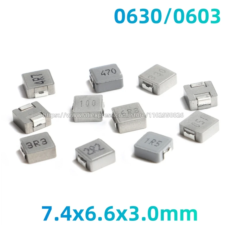 10PCS SMD 몰딩 파워 인덕터, 0420 0530 0630 1040 1265 1uH 2.2uH 3.3uH 4.7uH 6.8uH 10uH 15uH 22uH 33uH 47uH 68uH 100uH 4R7