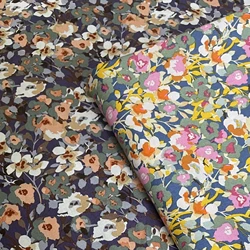 145x50cm Floral 60S Cotton Fabric For Kids Baby Sewing Cloth Dresses Skirt DIY Handmade Poplin Patchwork Meter