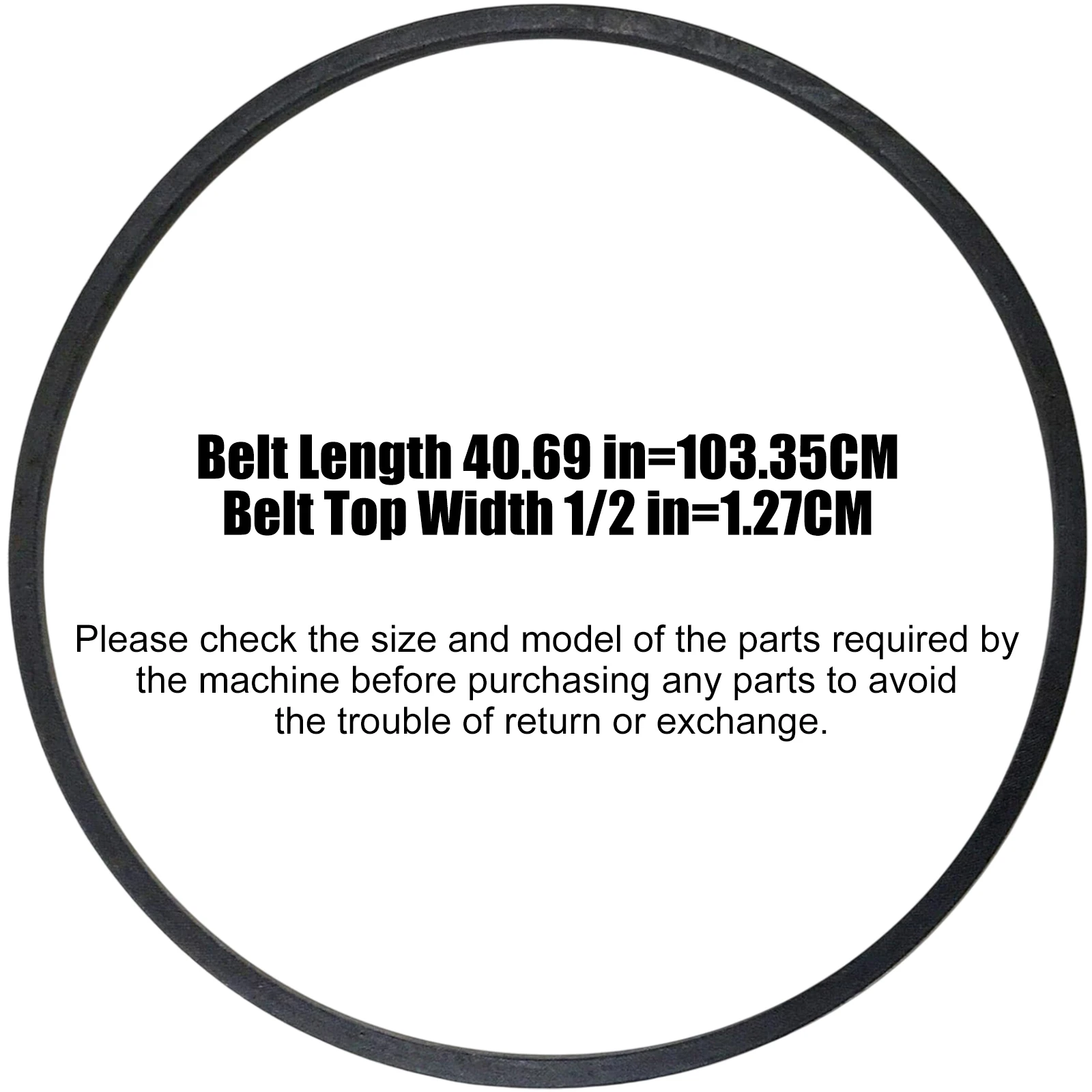 7200725 Auger Drive V-Belt for Ariens 92 Series Snowblower Replaces 07200725 07200513 70709200 (1/2