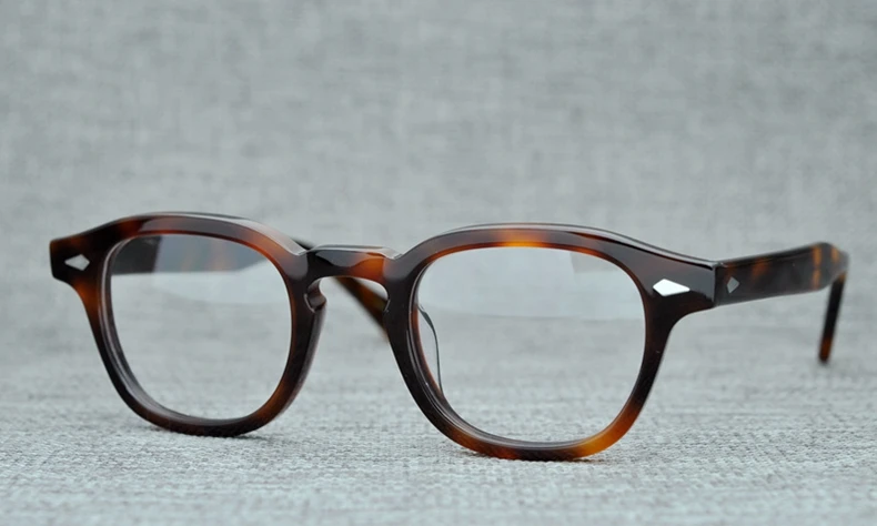 Lemtosh Lesebrille für Herren und Damen, Luxusmarke, Vintage-Acetatrahmen, Johnny Depp Presbyopie-Brille, Dioptrien +1,0 +2,0 +4,0 – Detail 21