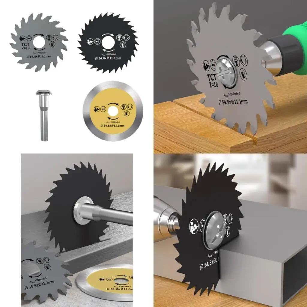 

652F Circular Sawing Set for Wood Plastic Fast Cutting, High Speed Steel Sawing Grind Wheel for Angle Grinder