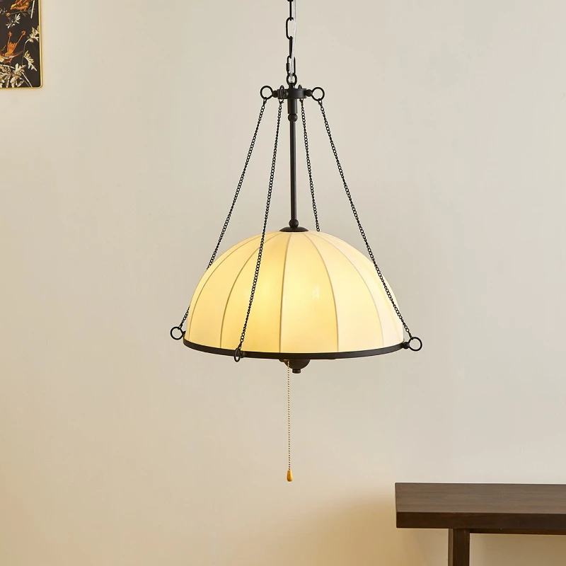 American chandelier new dining room light creative designer bedroom bed and breakfast cafe decorative light French medieval lamp