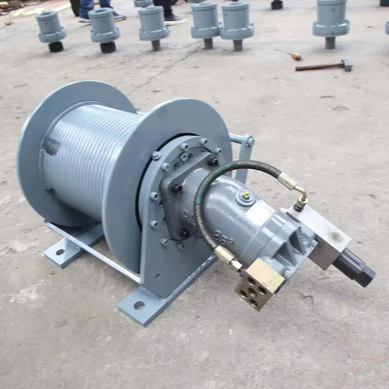 Verricello idraulico sicuro e affidabile a prezzo economico Manutenzione semplice Verricello idraulico da 1 tonnellata 2 tonnellata