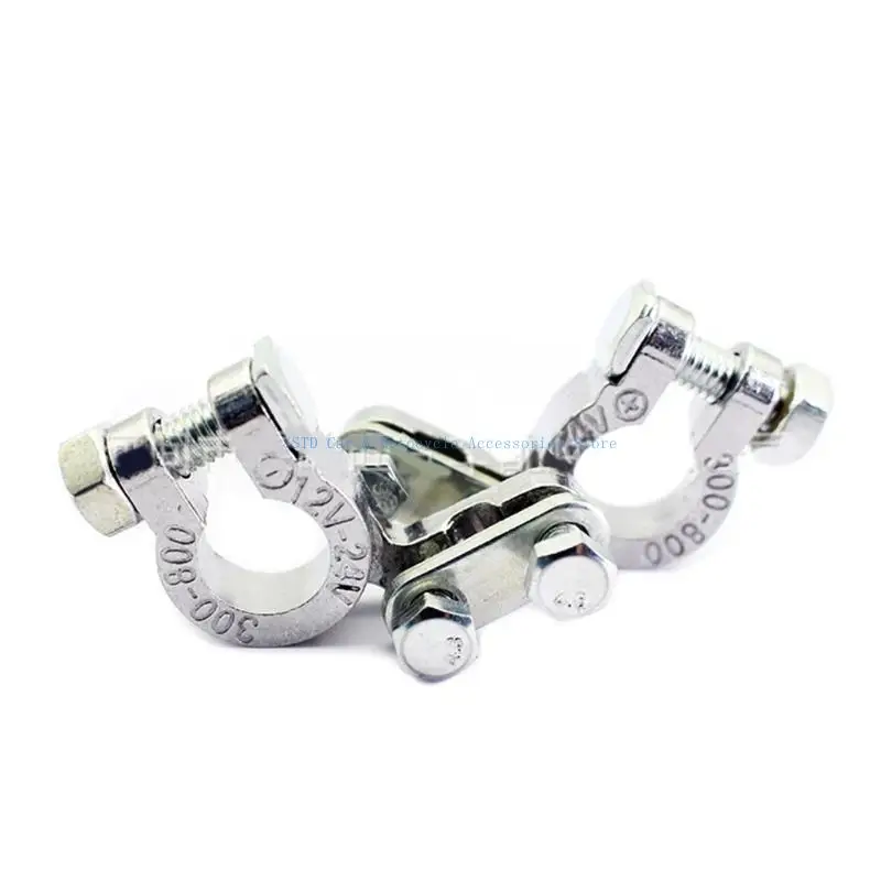 L5BC 2Pcs Commonly Used Car Battery Terminals Quick Release Battery Terminals Clamps