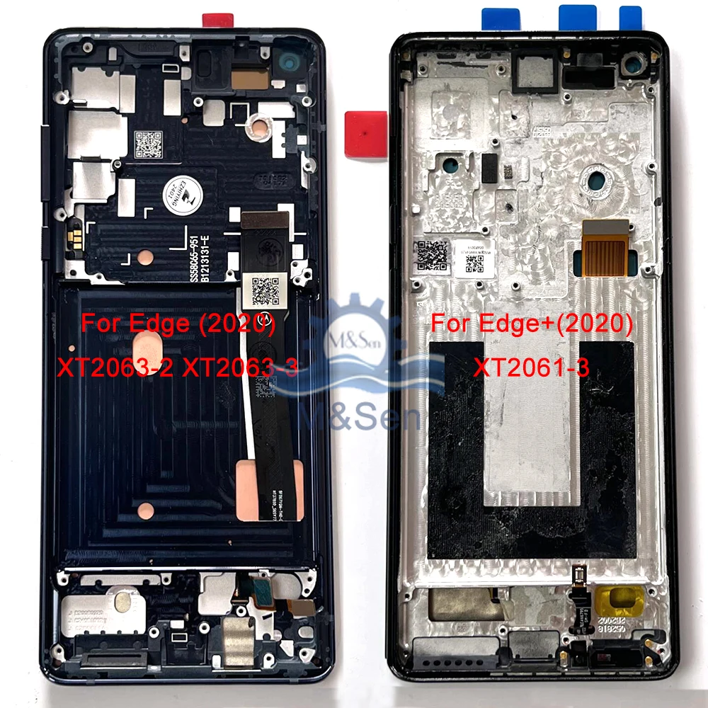 Imagem -02 - Tela Lcd Amoled 67 Polegadas para Borda Motorola 2023 Xt20632 Moldura de Toque para Borda Moto Mais 2023 Plus Xt20613