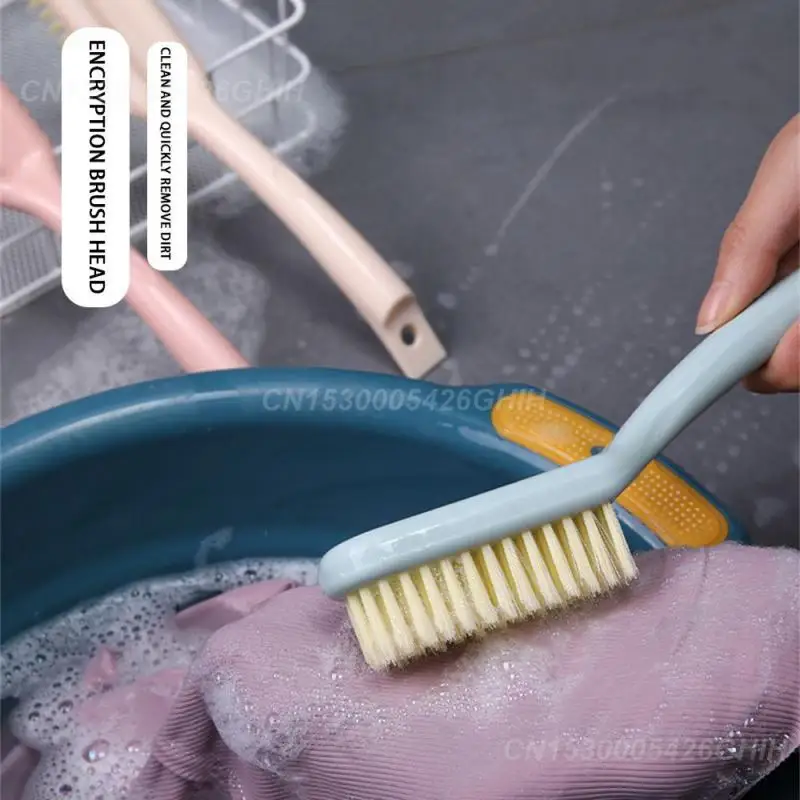 1/2PCS Kitchen Bathroom Brush Durable Plastic Convenient Handle Light High Quality Multipurpose Cleaning Brush