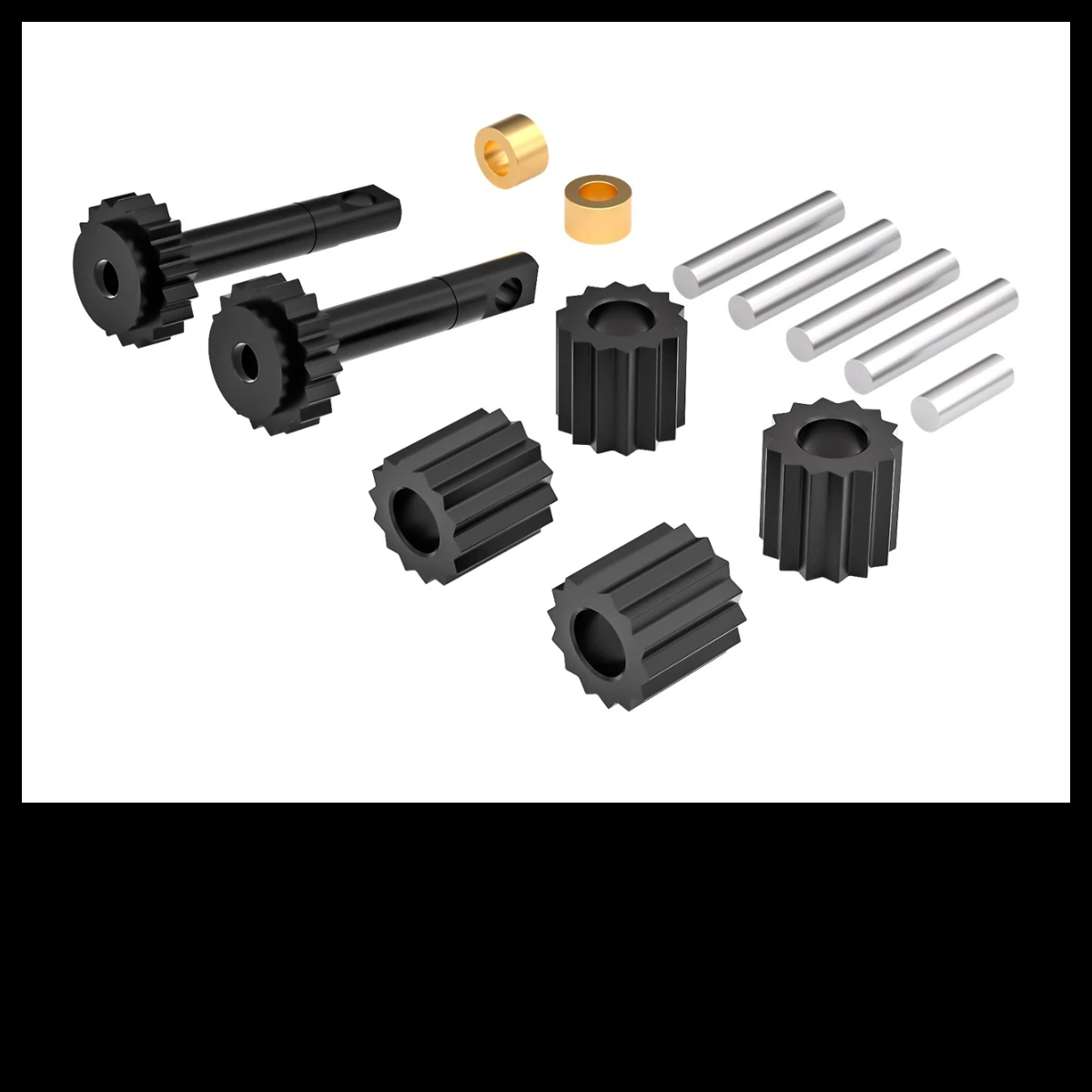 

GPM 20Cr Carbon Steel Front/Rear Diffs Gear Set TRAXXAS Mini Maxx 107154-1 / Mini XRT