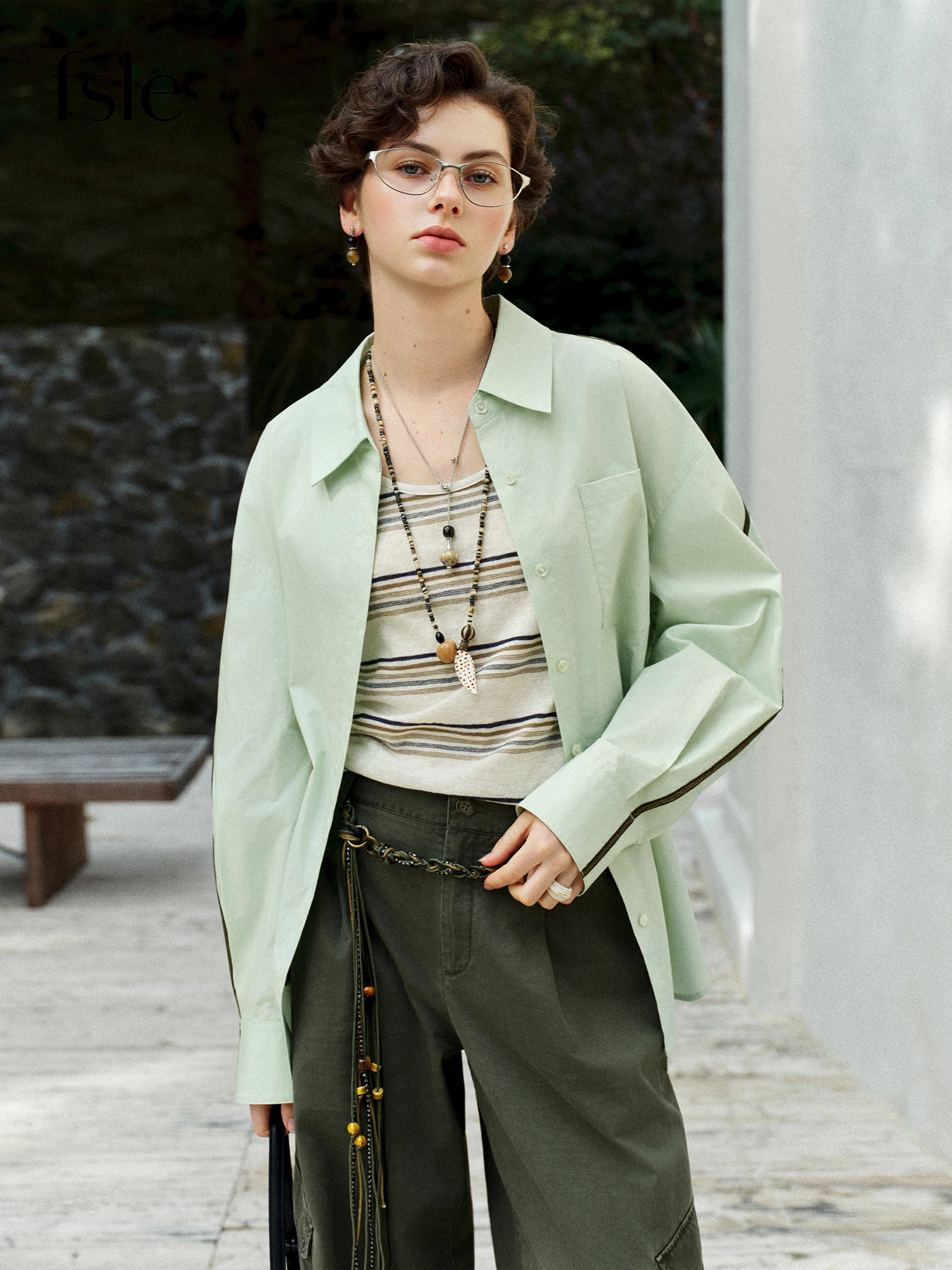 Premium Women's French Cotton Oversized Long Sleeve Shirt