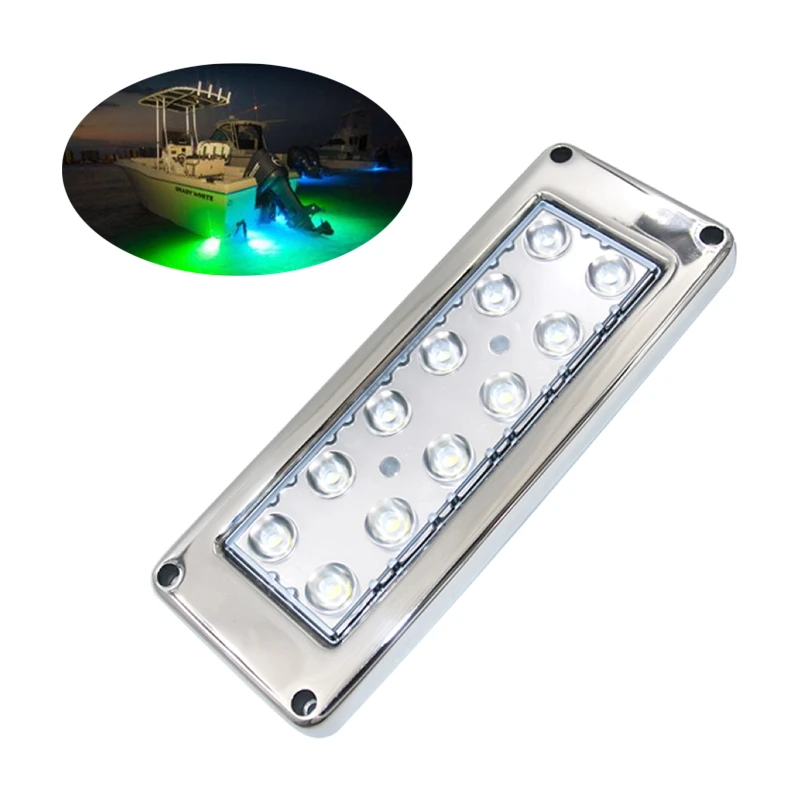 

LED Marine Yacht Underwater Lamp DC12V 24V 12W 36W 60W 316L Stainless Steel Boat Swimming Pool Light IP68 Waterproof Яхта