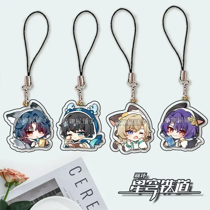 

Anime Honkai: Star Rail Aventurine Dan Heng Cosplay Phone Charm Ambitus Gift