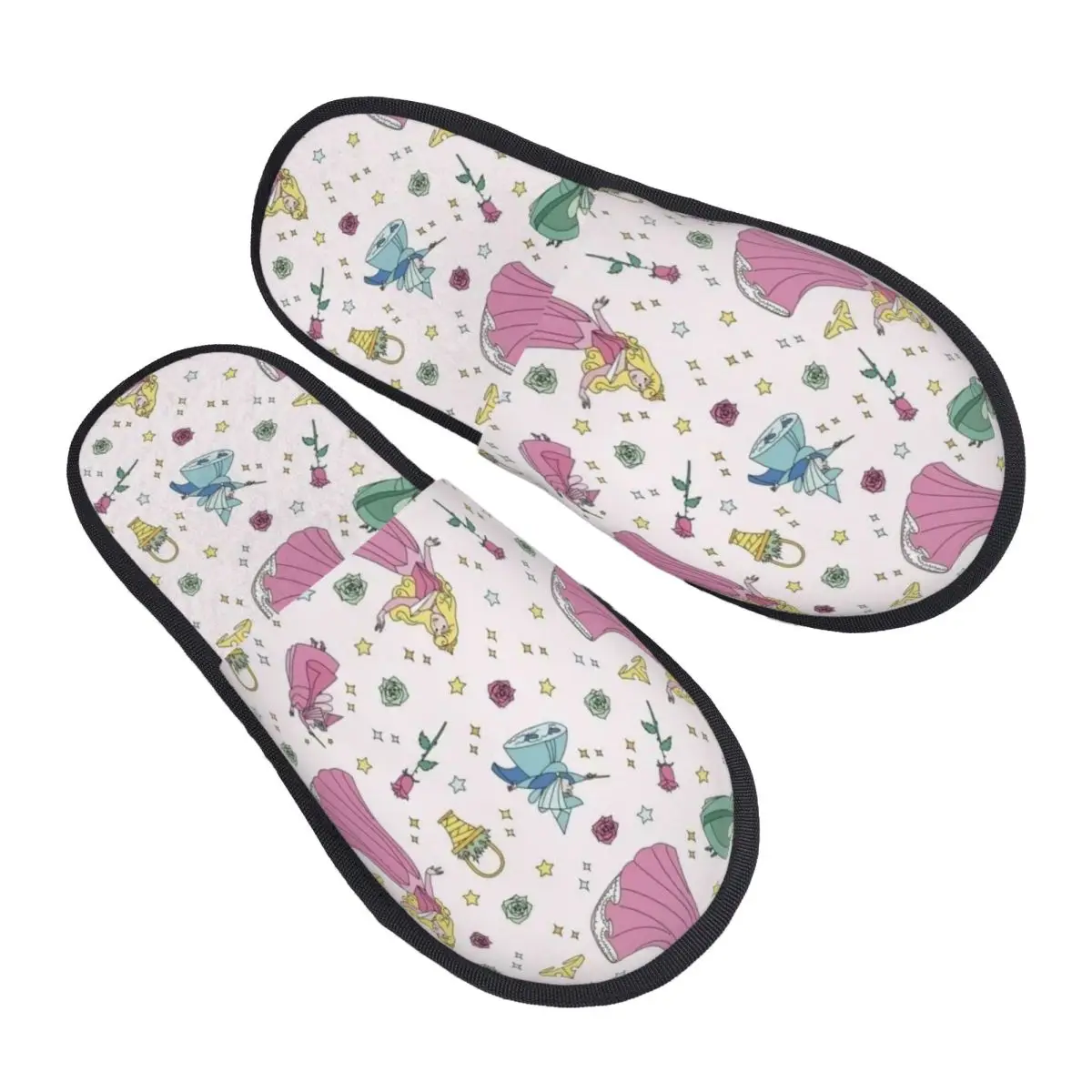 

Custom Maleficent Movie Memory Foam Slippers Women Soft Warm House Slippers