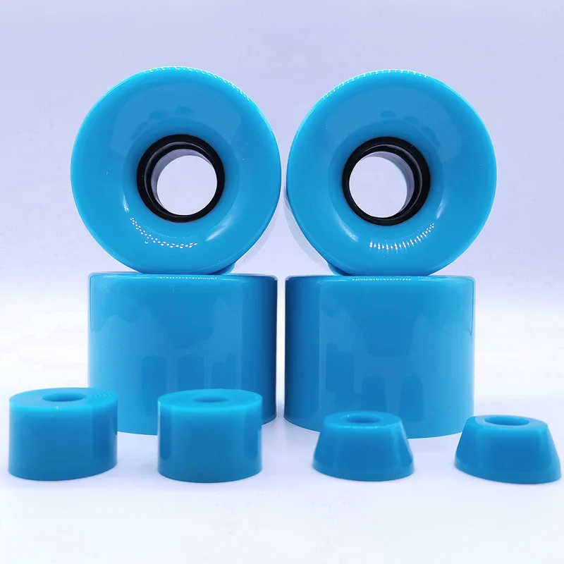

Longboard Wheels Set Skateboard Wheels For Street Cruising Shock Absorbing PU Wheels Skateboard Wheels 78A Hardness