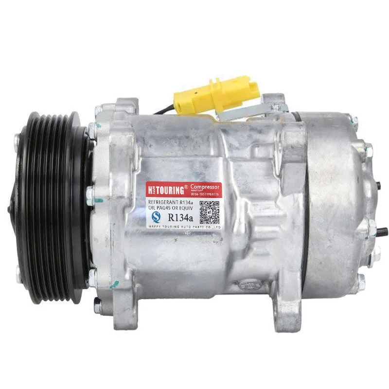 SD7V16 AC Compressor For PEUGEOT 406 307 607 807 CITROEN BERLINGO
