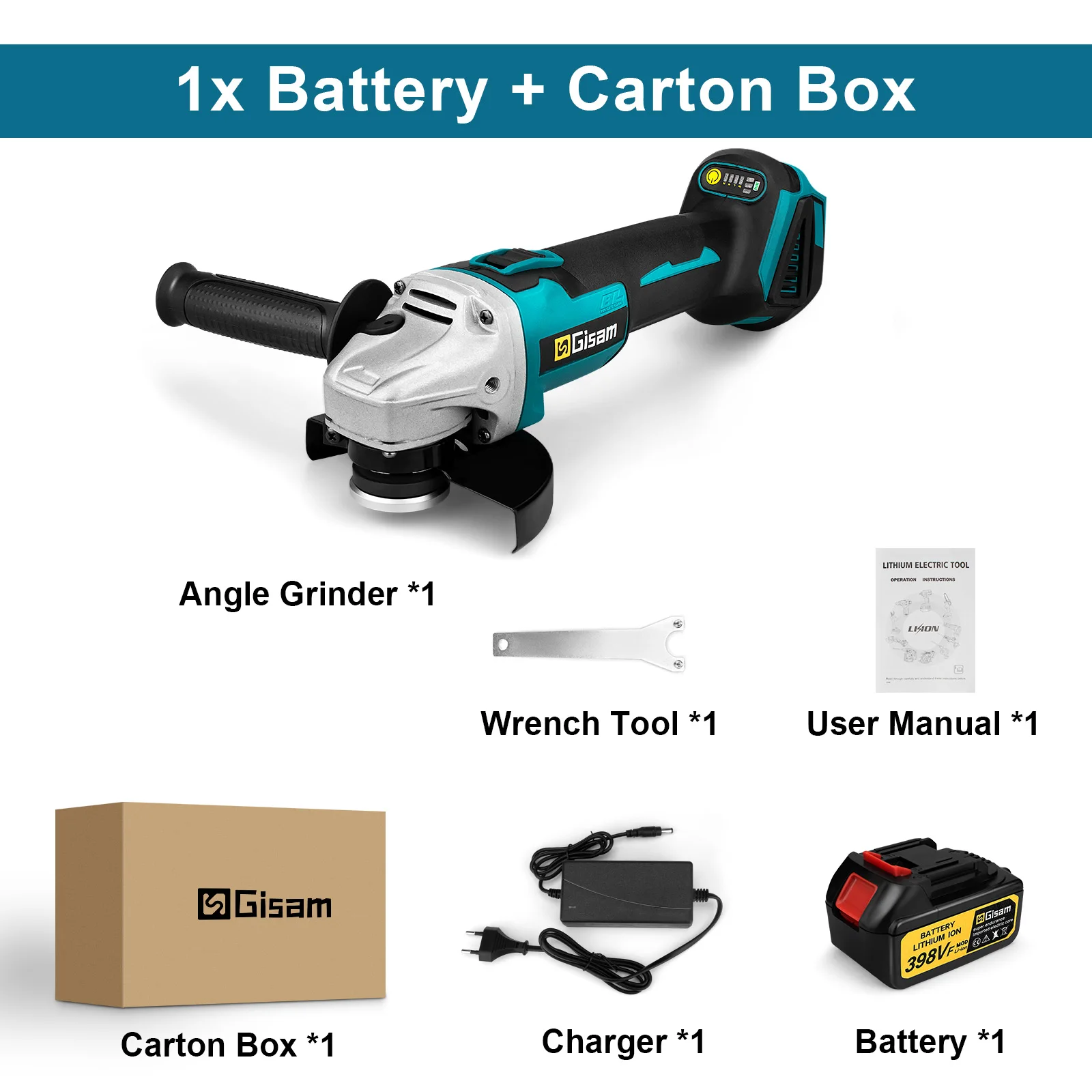 G nto 125 MM Borstelloze Elektrische Haakse Slijper Variabele Snelheid M14 Snijmachine Houtbewerking Tool voor Makita 18 v Batterij Pin - afbeelding 1
