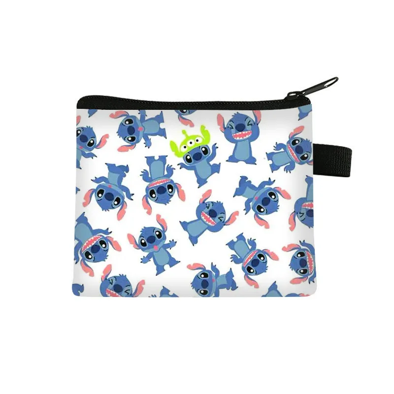 Disney Stitch Cartoon Coin Purse for Kids Children Boys Girls Elementary Students New Cute Fashion Storage Bag Daily Use