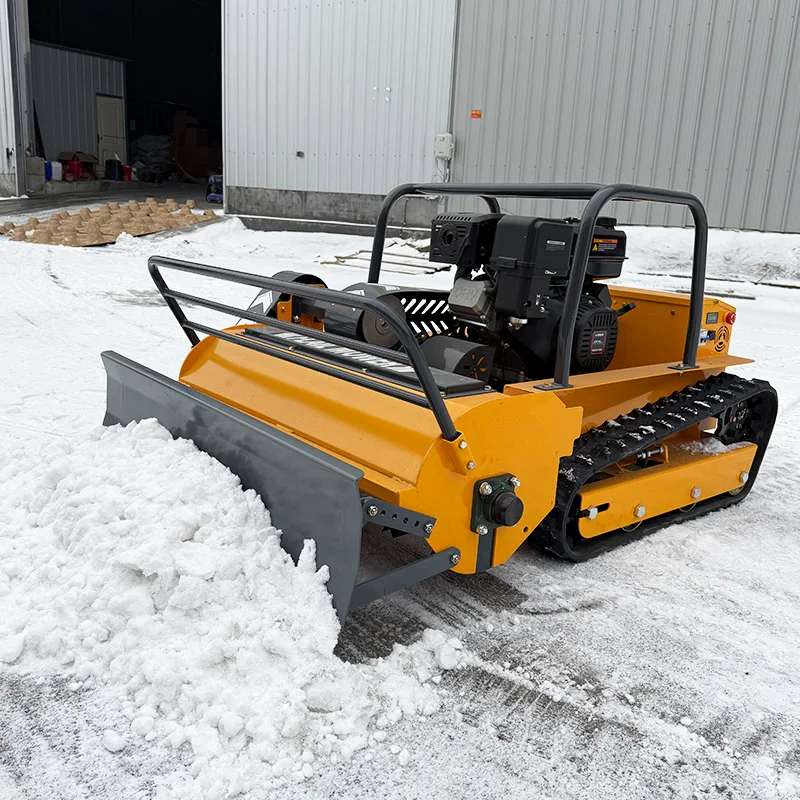 Customized High Quality All Terrain Mower Can Cut Small Shrub Forests Remote Control Flail Lawn Mower