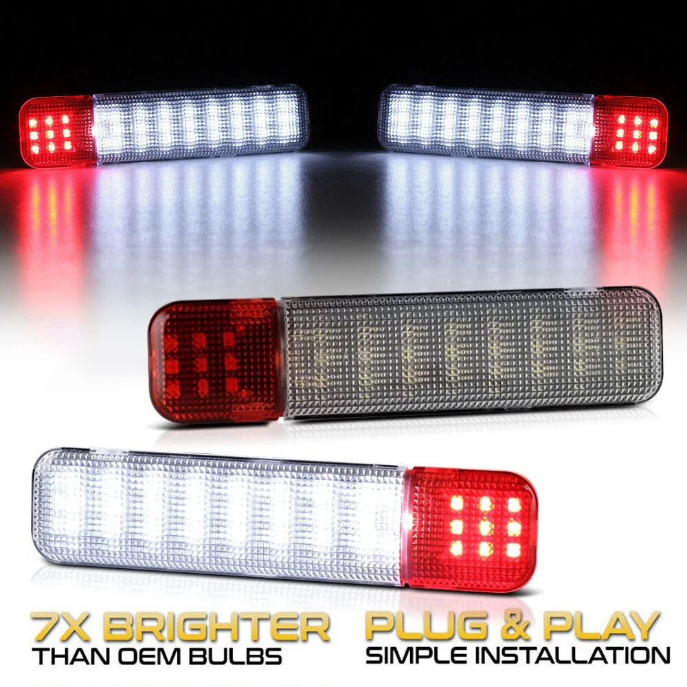 2Pcs [BRIGHT] For 1997-2006 Chevy/GMC C/K 1500 | 2500 | 3500 Tahoe Yukon LED Door Panel Lights Courtesy Lamps