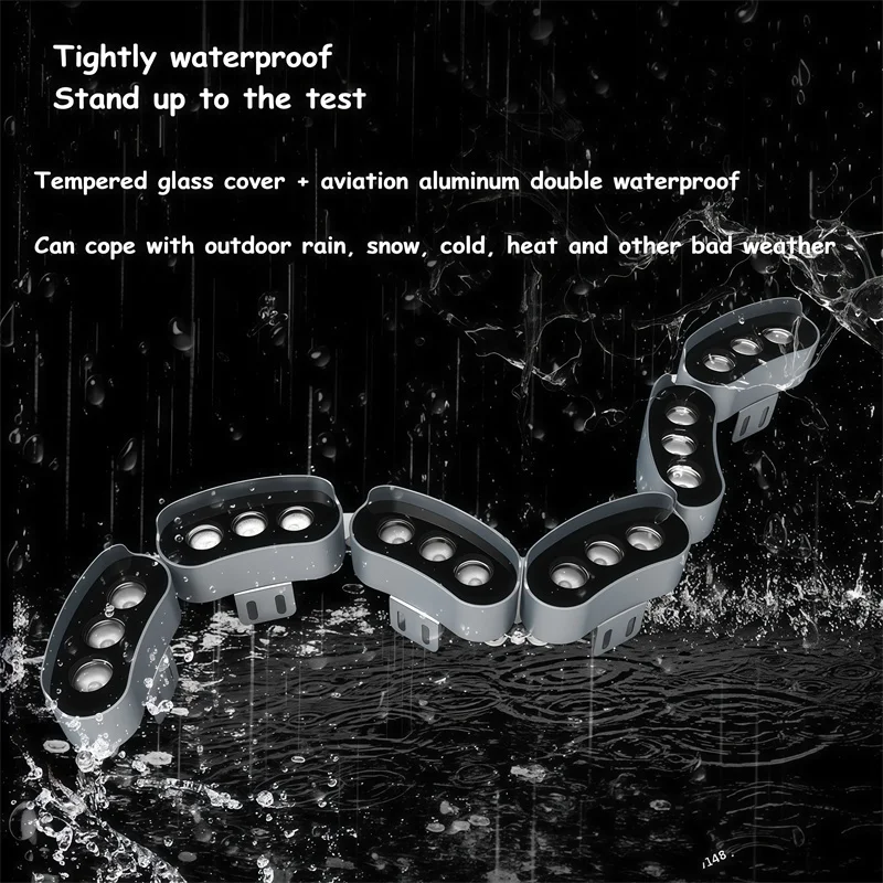 3W LED Corrugated Light Chain Splicing Trees Landscape Lighting IP65 Waterproof Spot Lights Garden Tree Hugging Lamp 12V 220V